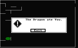 Dragon Maze atari screenshot